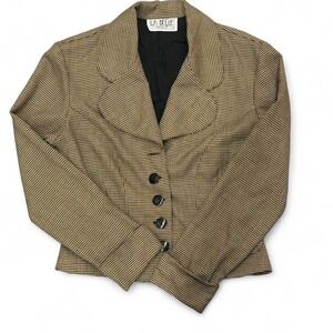 Vintage Houndstooth Blazer